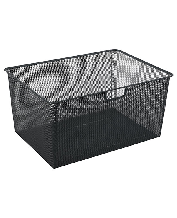 Корзина мелкосетчатая ПРАКТИК Home GBM 60х30 графит