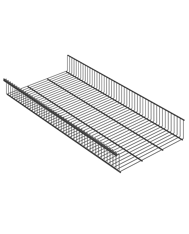 Полка-корзина ПРАКТИК Home GSb 90х40 графит